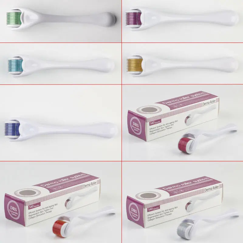 For Face Skin Care Hair-Loss Treatment Pen DRS 540 Derma Roller 0.2/0.25/0.3 MM Needles Titanium Mezoroller Dr Pen Machine